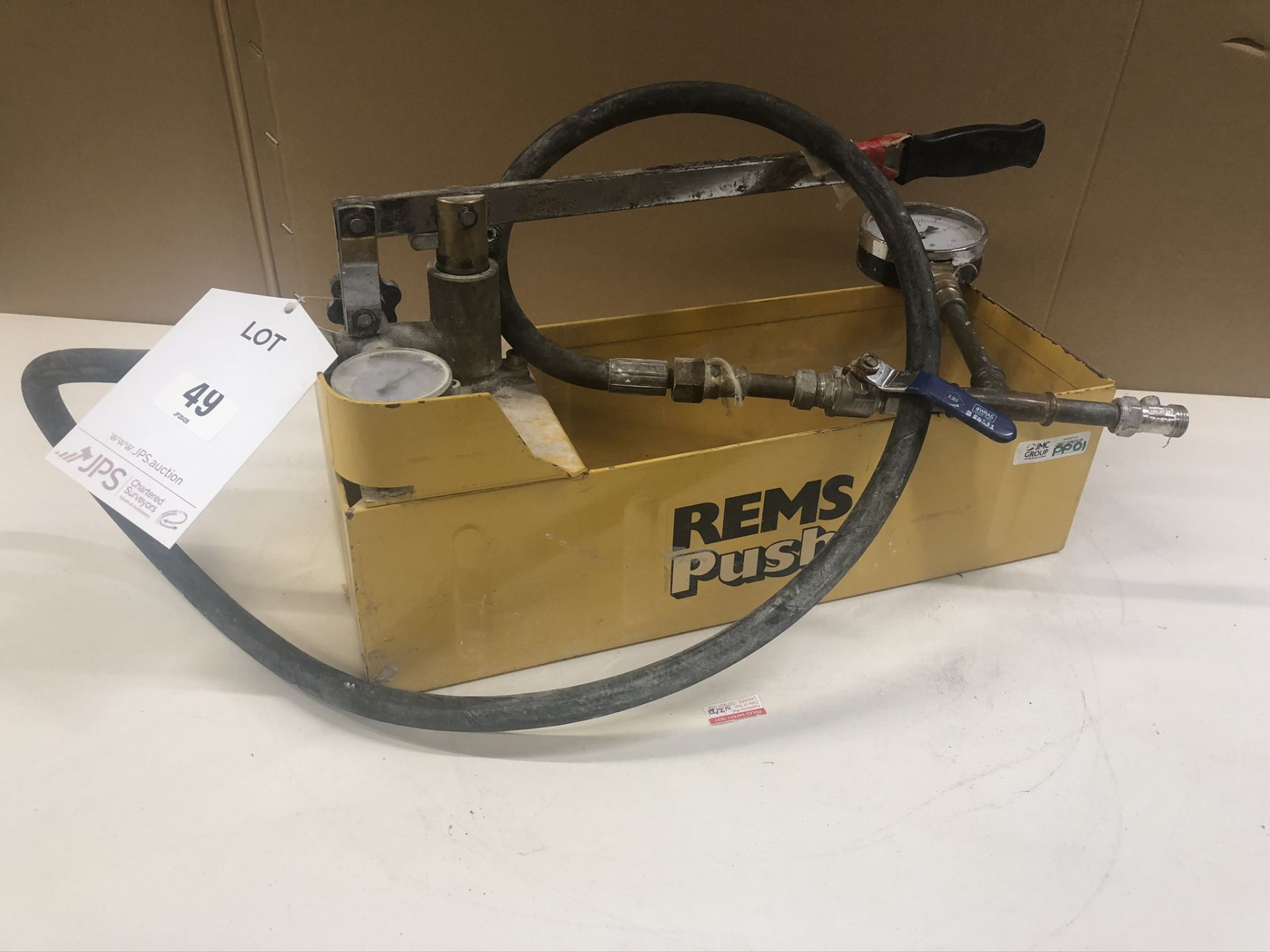 REMS Push Hand Pressure Testing Pump