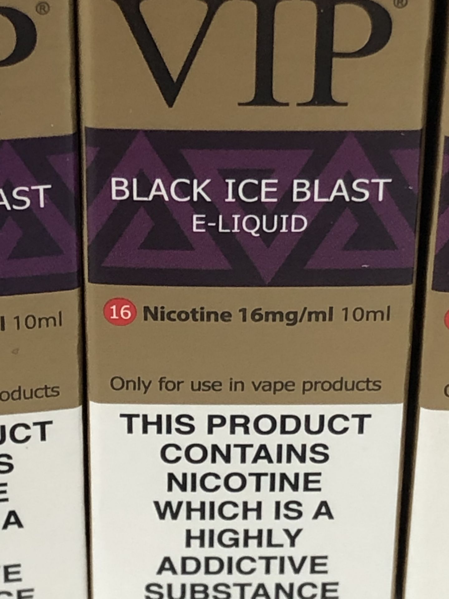 12 x VIP Black ice blast 16 Mg/Ml BNIB- 10 ml |5060293884201 - Bild 3 aus 3