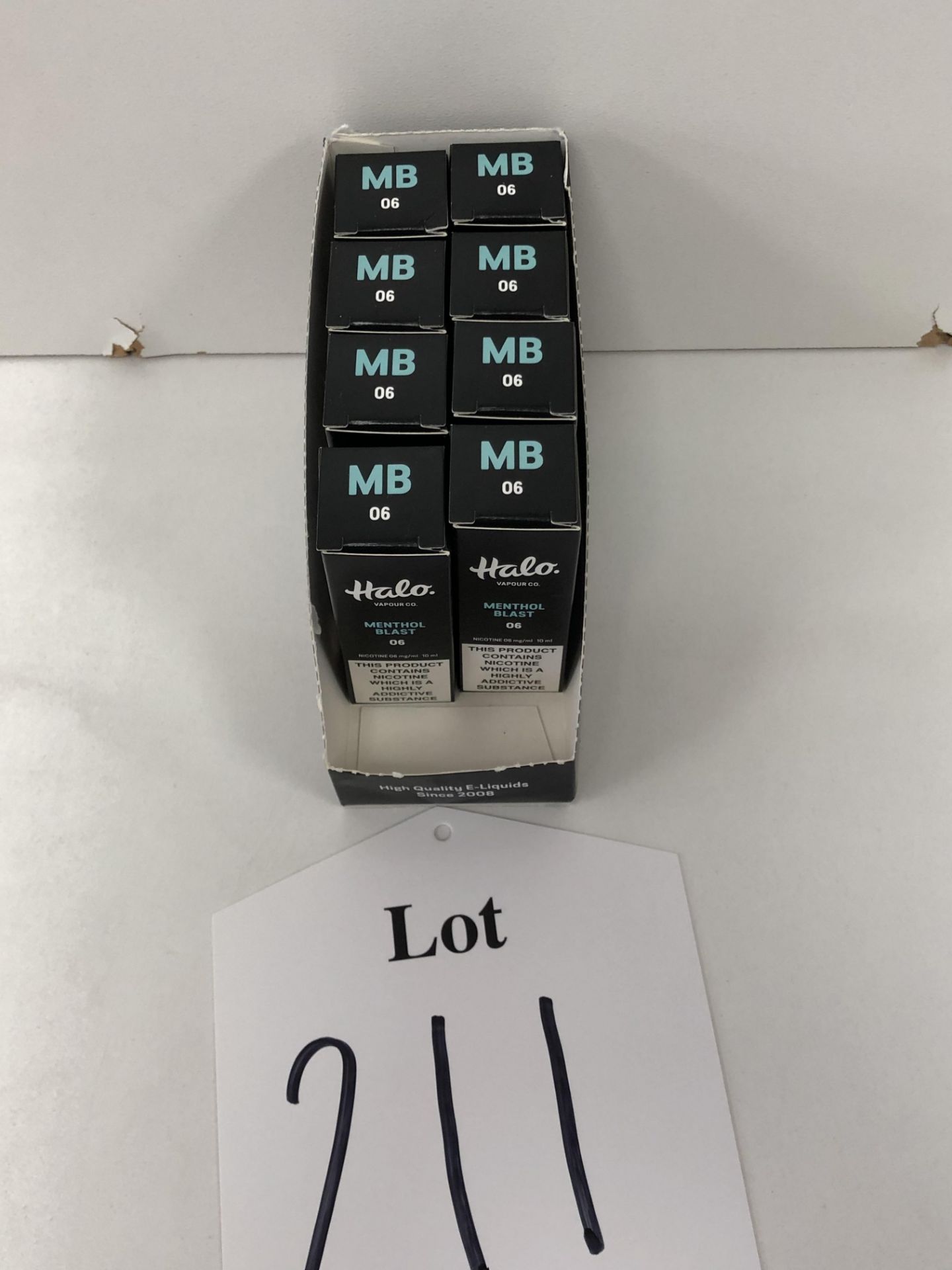 8 x Vapour co Menthol Blast Halo 6 Mg/Ml BNIB- 10 ml |96129951 - Image 2 of 3