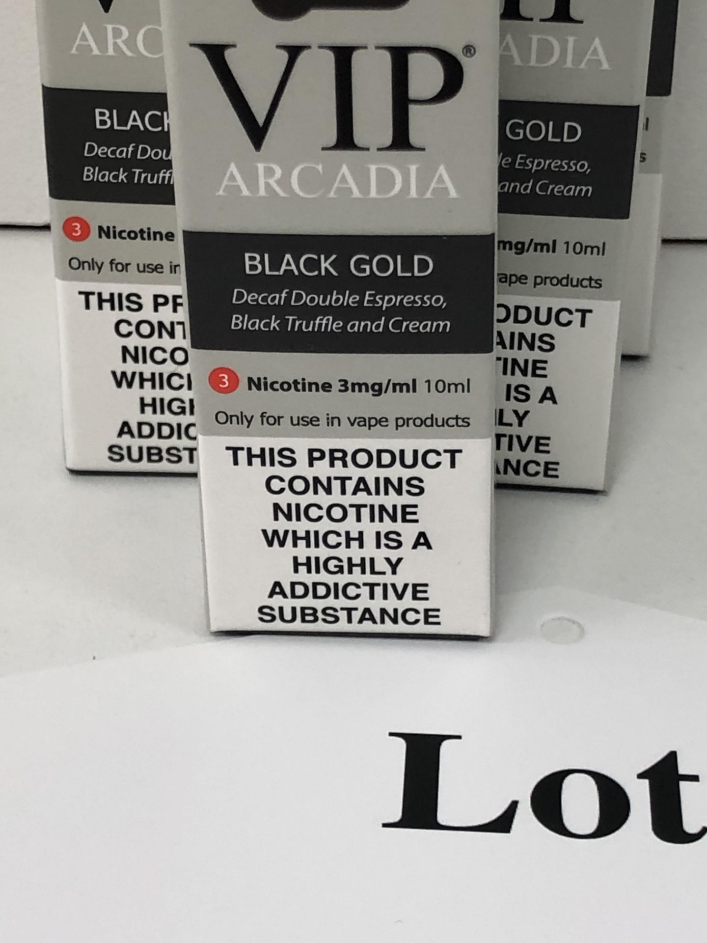 5 x VIP decafdouble espresso black truffle & cream 3 Mg/Ml BNIB- 10 ml |5060293886090 - Image 3 of 3