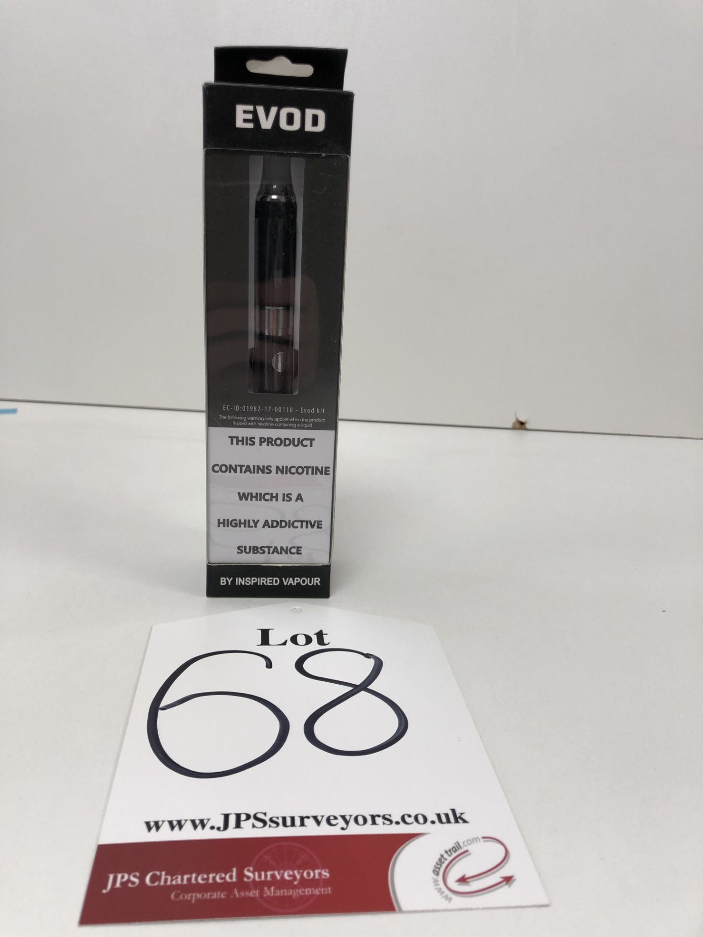 1 x Inspired Vapour Black Evod BNIB- seal broken |5060562144005