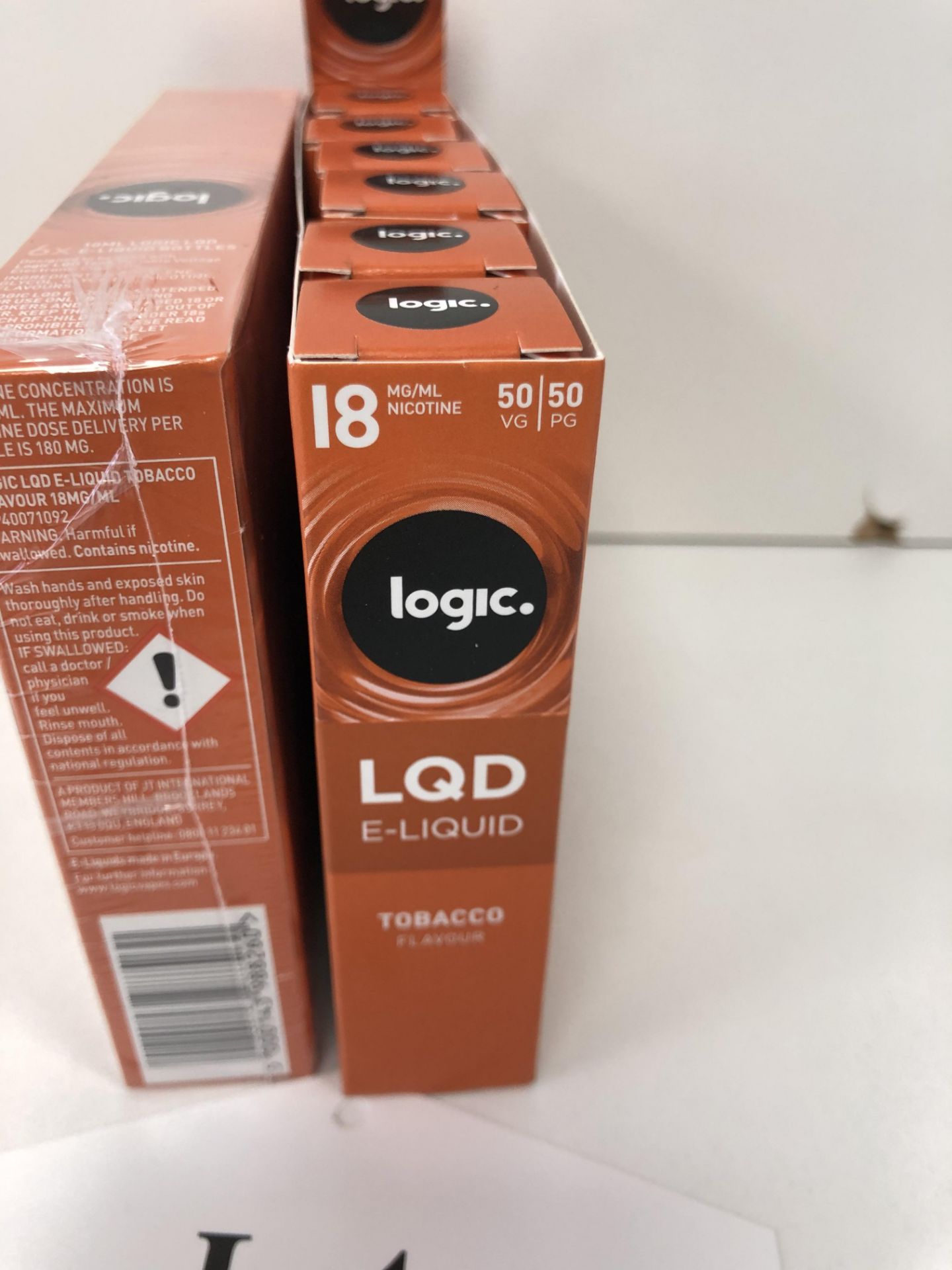 12 x logic Tobacco LQD E -Liquid 18 Mg/Ml BNIB -10ml |5000143988130 - Image 4 of 4