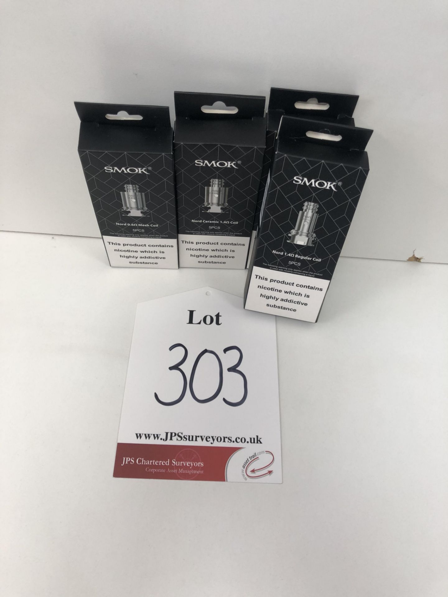 4 x Smok coil 2x nord 1.4 regular coil 1 x nord ceramic 1.4 coil 1x nord 0.6 mesh coil BNIB 5 coi - Image 2 of 3