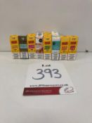 15 x 9x vip, 3x xxx vape, 3x logic 3 Mg/Ml BNIB- 10ml vape liquids