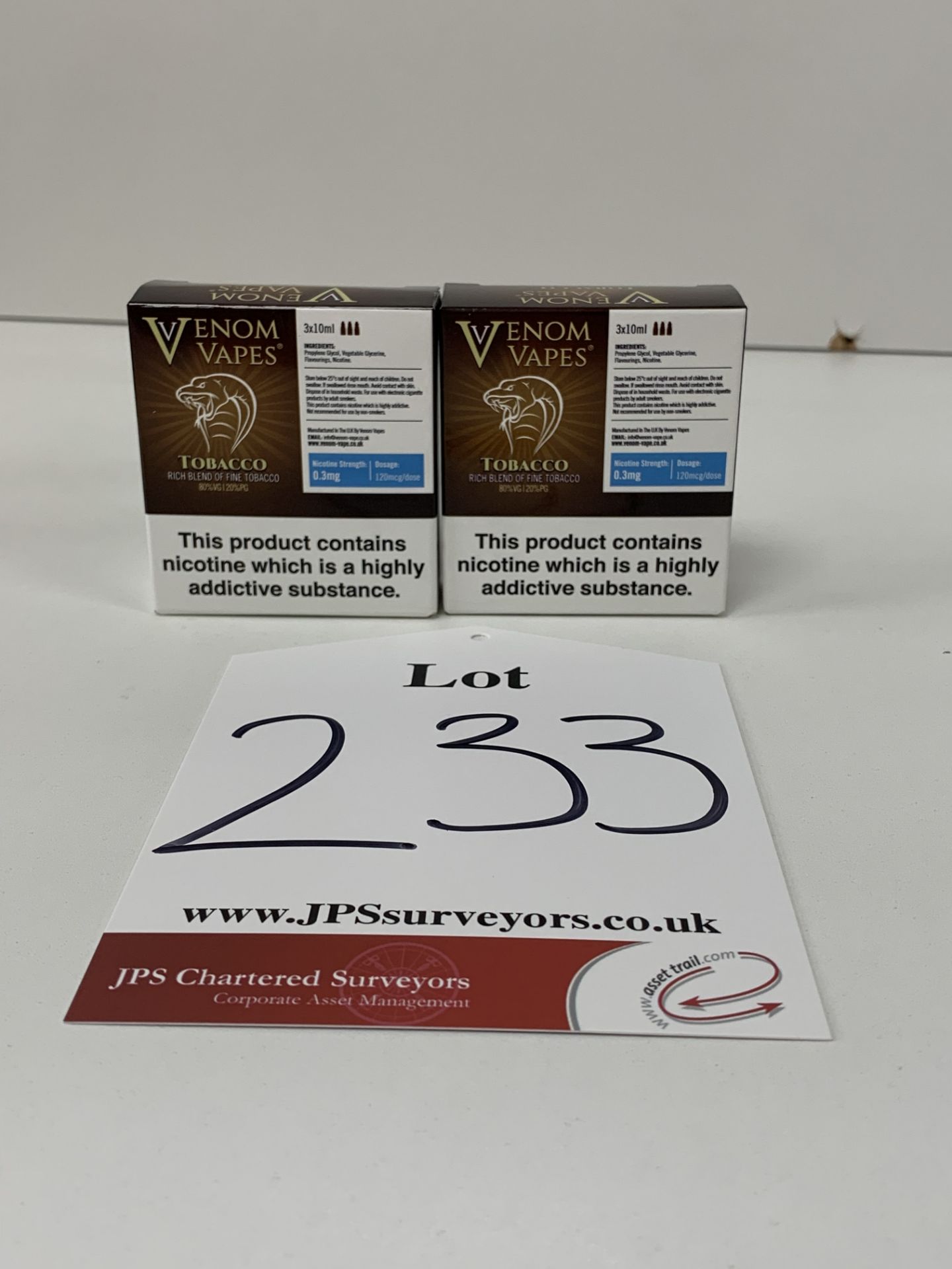 2 x Venom Vapes Rich blend of fine tobacco Tobacco 3 Mg/Ml BNIB- 3 x 10 ml |7102898337091 - Image 2 of 3