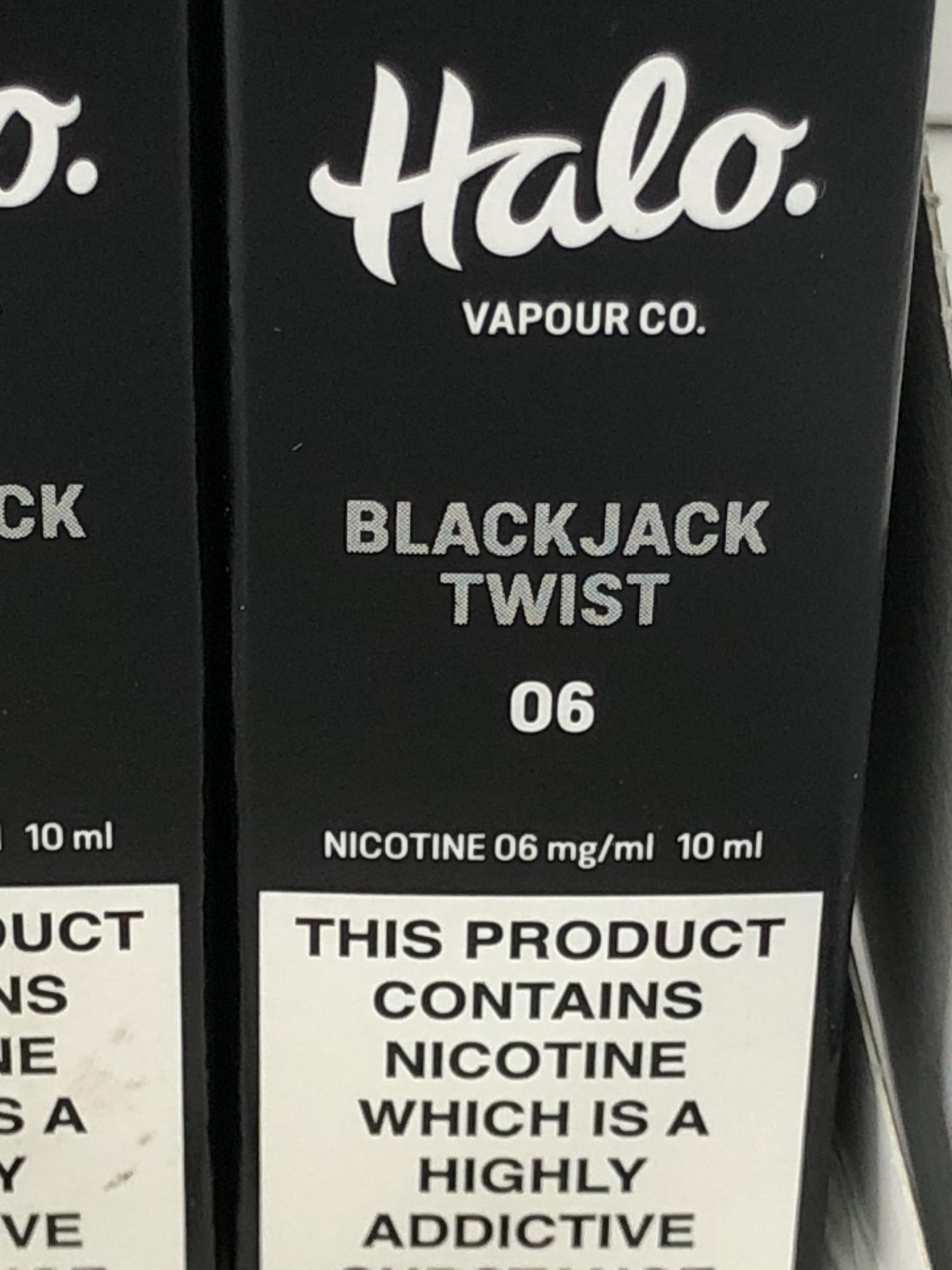 8 x Vapour co Blackjack twist Halo 6 Mg/Ml BNIB- 10 ml |96129531 - Image 3 of 3