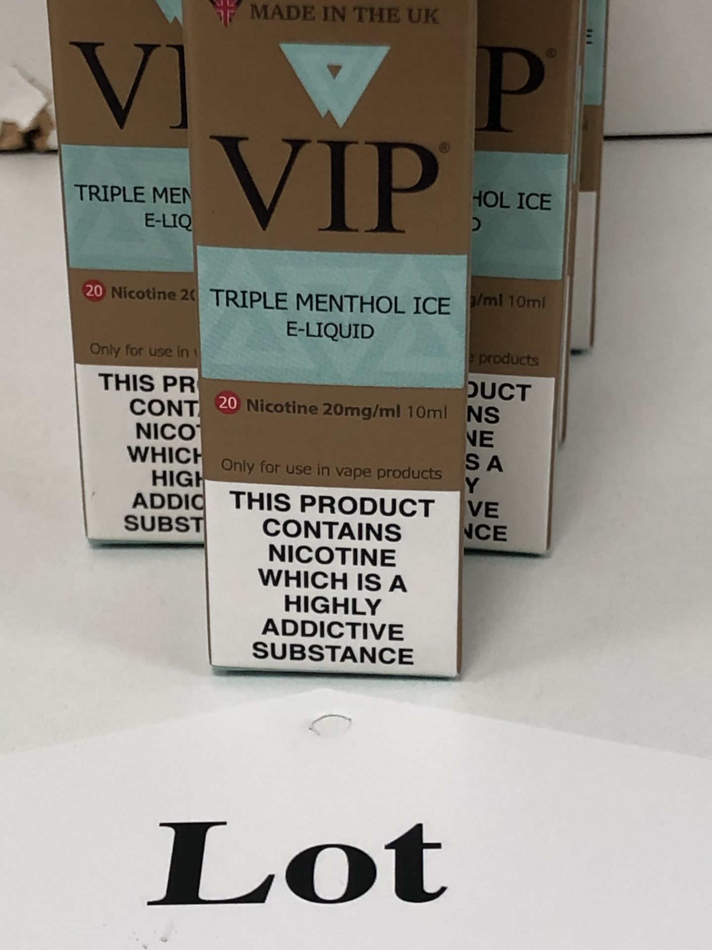11 x VIP Triple menthol ice 20 Mg/Ml BNIB- 10 ml |5060293883280 - Image 3 of 3