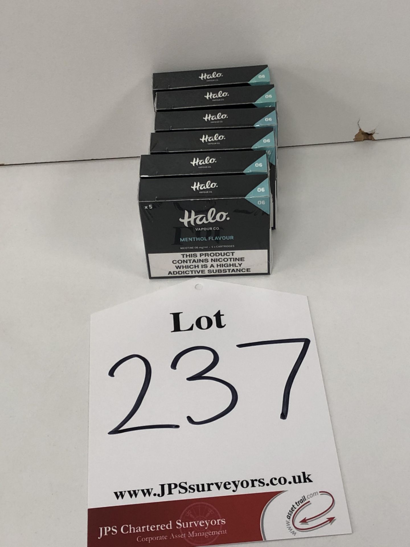 6 x Vapour co Menthol flavour Halo 6 Mg/Ml BNIB - 5 x cartridges |5055430212382 - Image 2 of 3