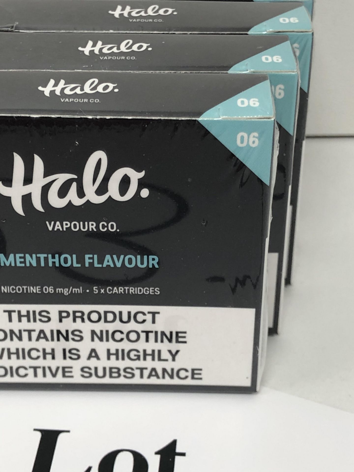 6 x Vapour co Menthol flavour Halo 6 Mg/Ml BNIB - 5 x cartridges |5055430212382 - Image 3 of 3