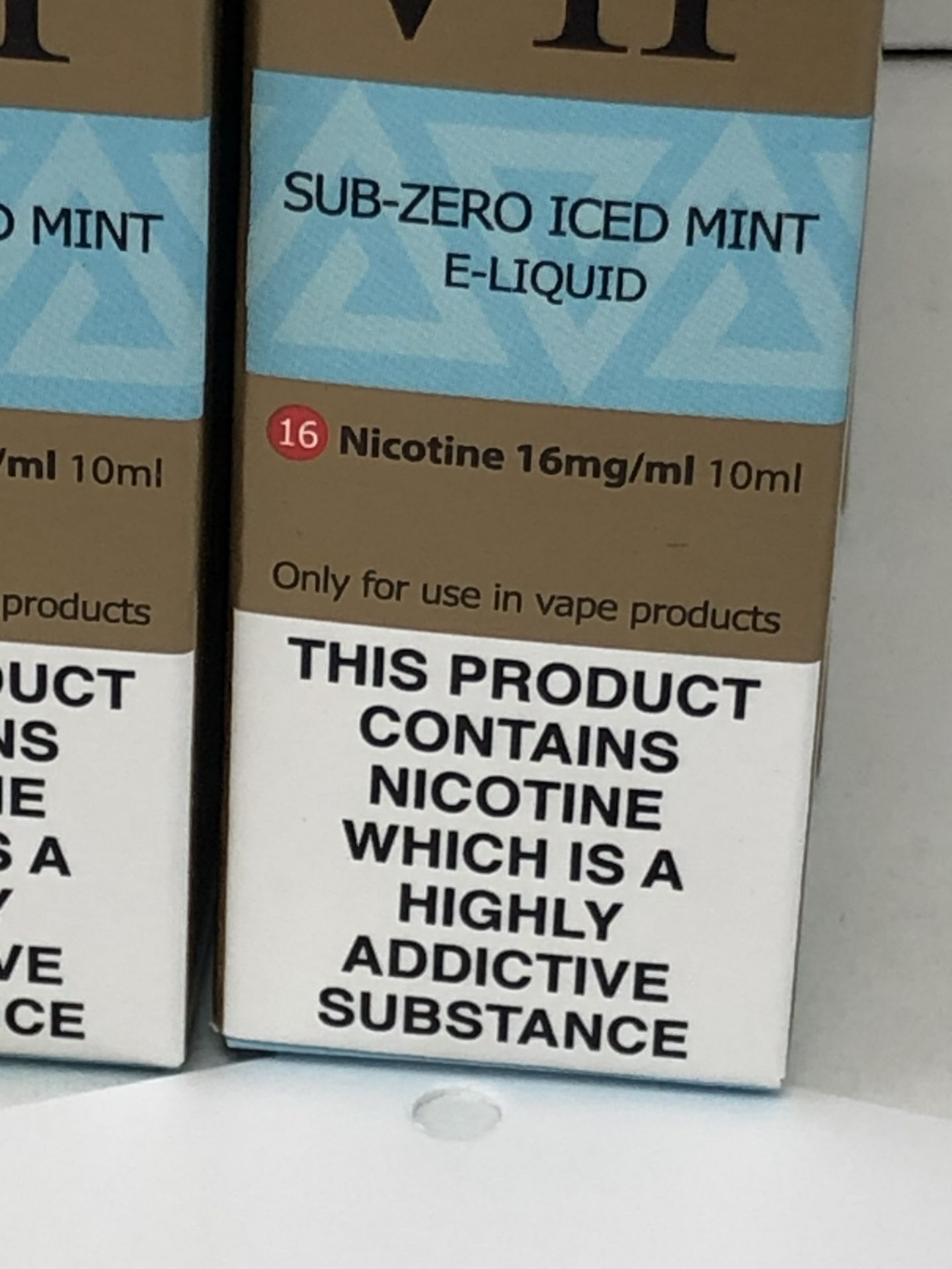8 x VIP Sub-Zero Iced Mint 16 Mg/Ml BNIB- 10 ml |5060293884287 - Image 3 of 3