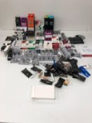 Approximately 30 x assorted vape, juices, coil tanks and pods as per attached photos ex display