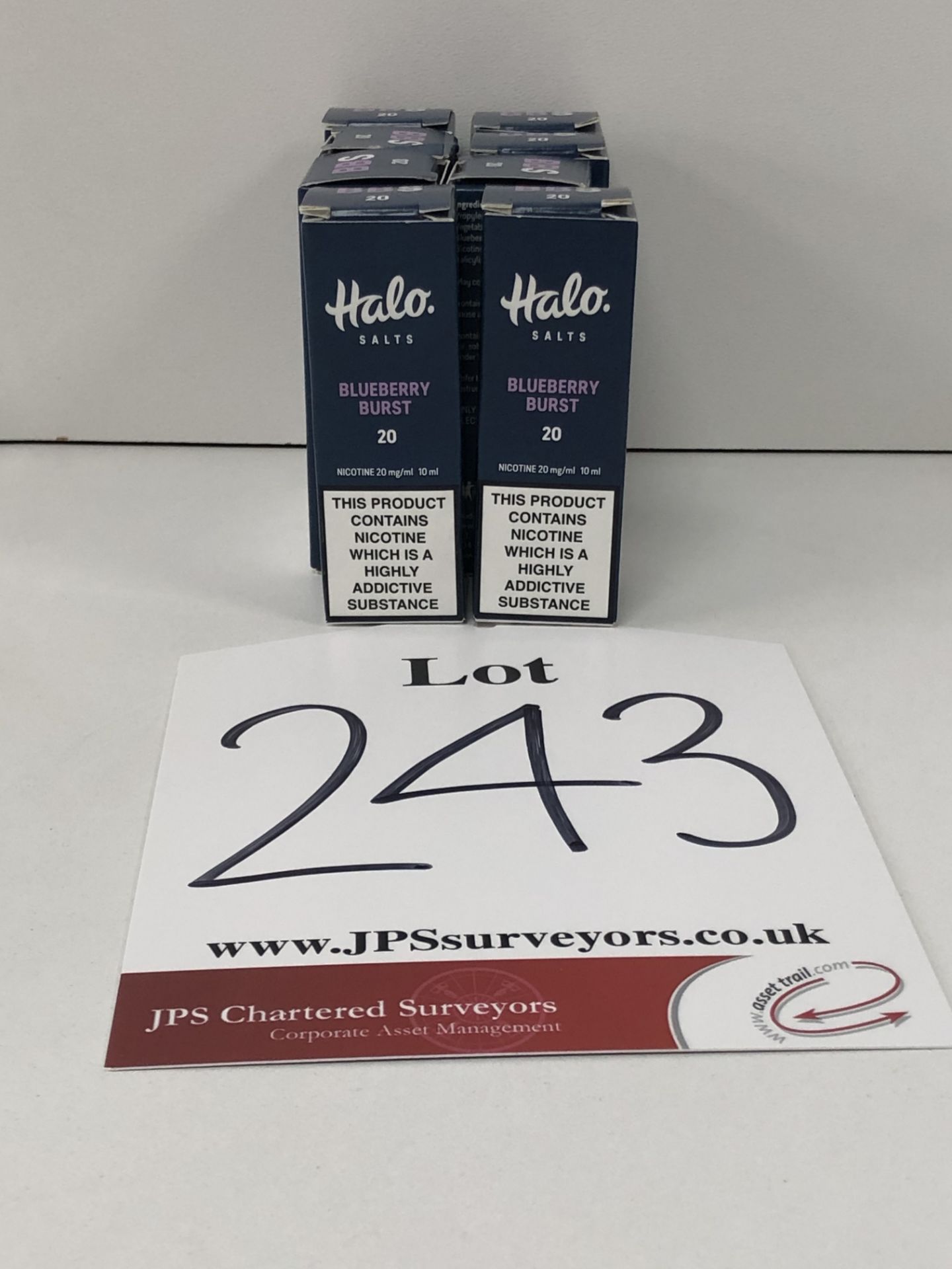 8 x Vapour co Blueberry burst Halo salts 2 Mg/Ml BNIB - 10 ml |96187661