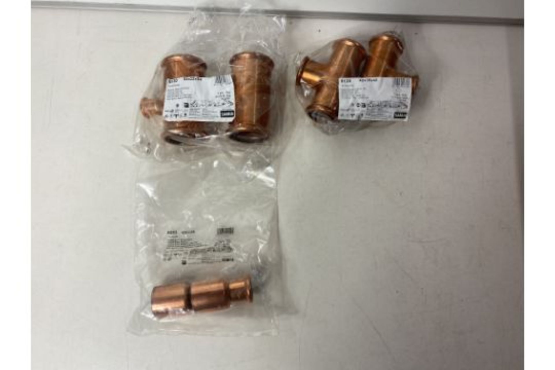 Mixed Lot Of Copper Sanha Pipe Fittings - Bild 3 aus 4