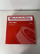 2 x WELDABILITY SIF VZ181015LW A18/G3SI1 MIG WIRE 1.0MM 15KG