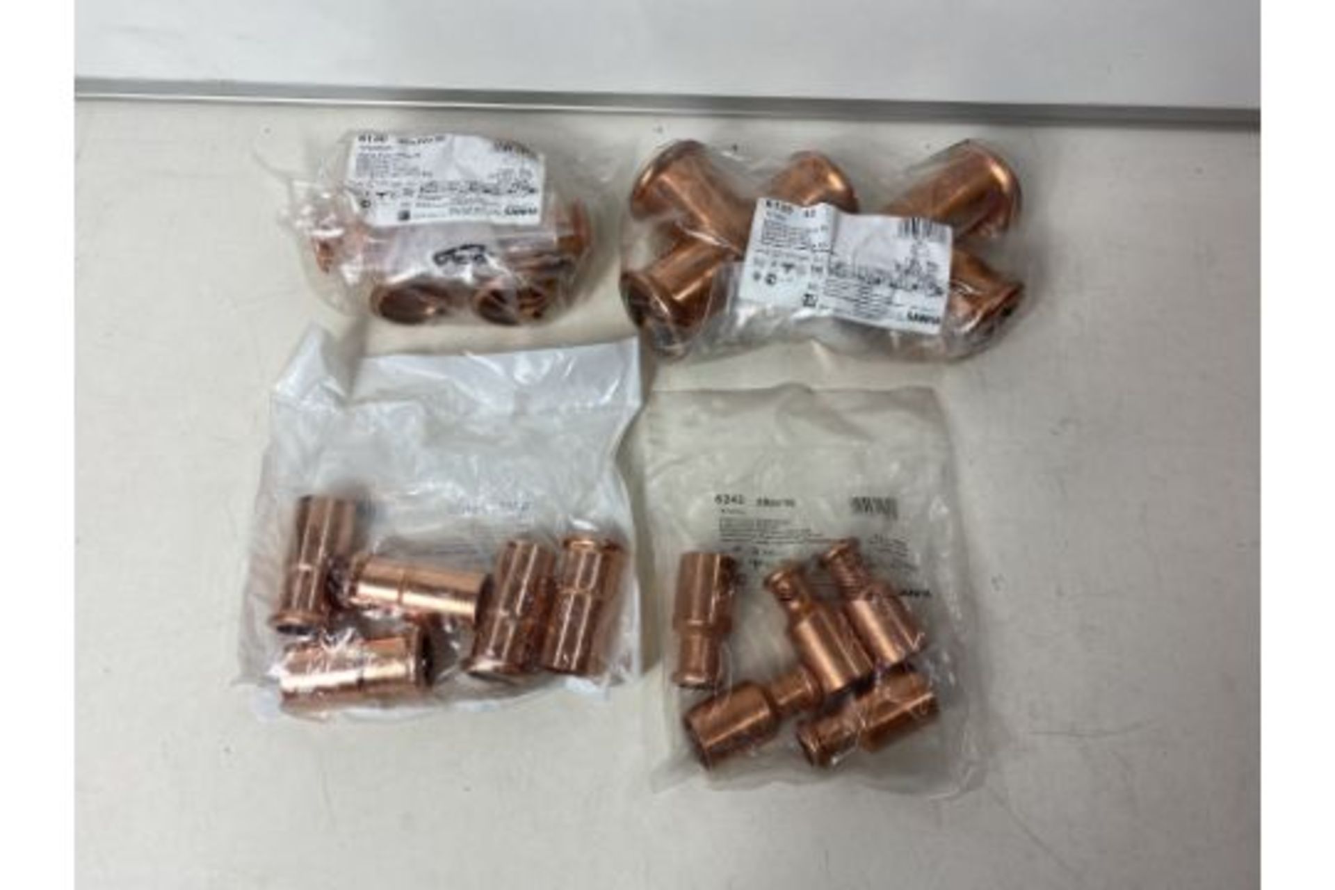 Mixed Lot Of Copper Sanha Pipe Fittings - Bild 3 aus 4