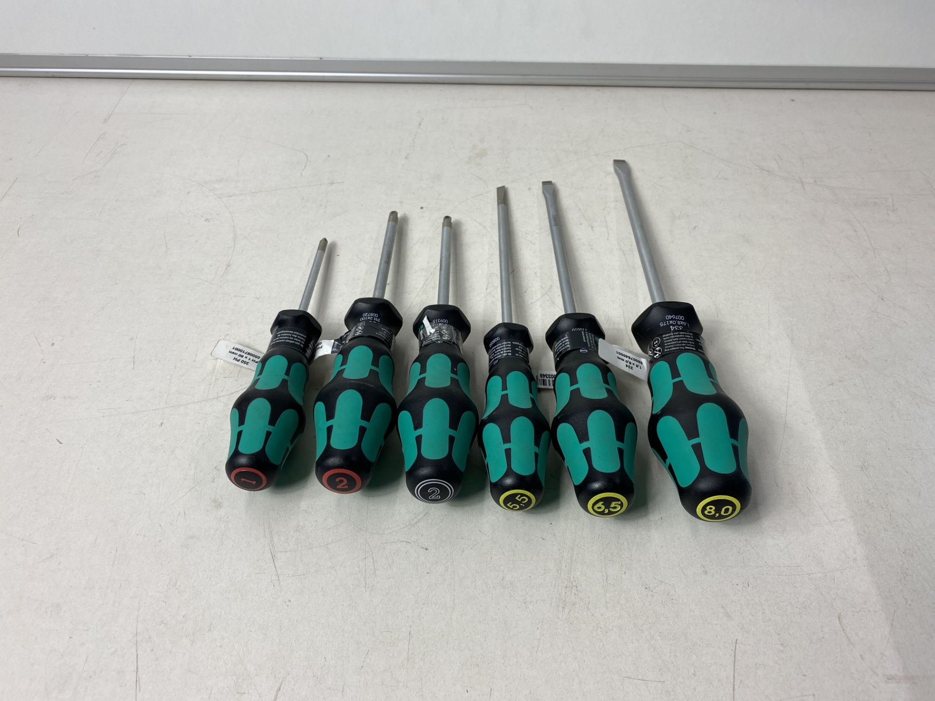 Mixed Lot Of Various Sized Wera Screwdrivers