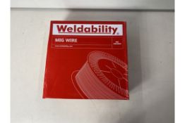 2 x Weldability Sif VZ180815LW A18/G3Si1 MIG Wire 0.8mm 15kg