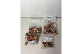 Mixed Lot Of Copper Sanha Pipe Fittings