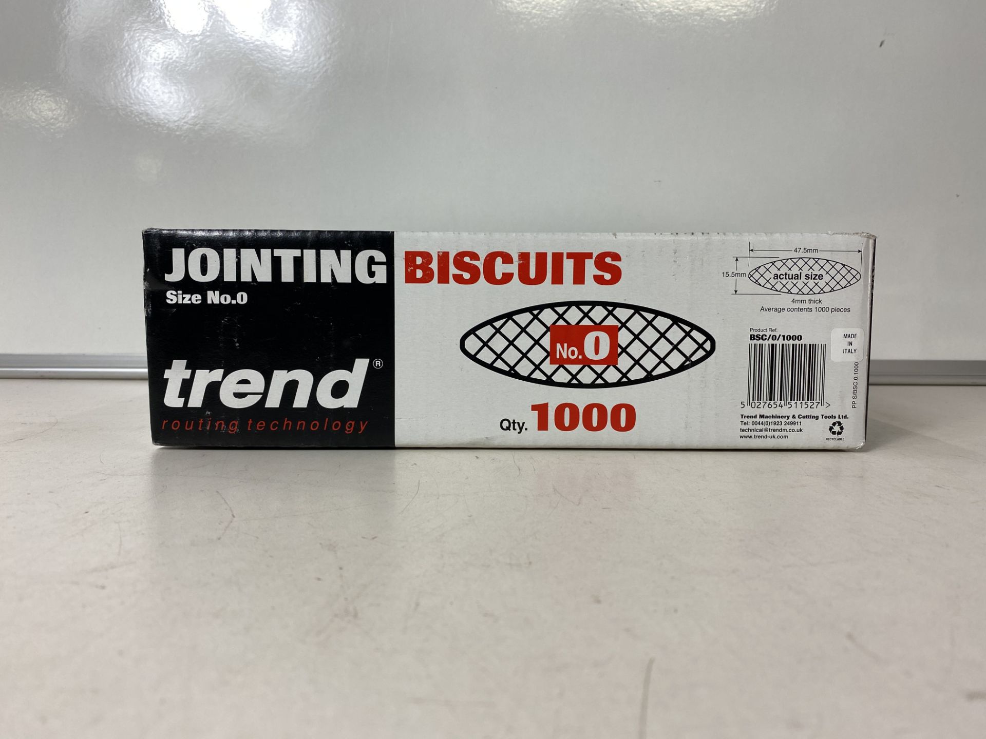 3 x Boxes Of Trend Size No.10 Jointing Biscuits - 1000 Per Box