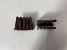 20 x Brown Expansion Wall Plugs