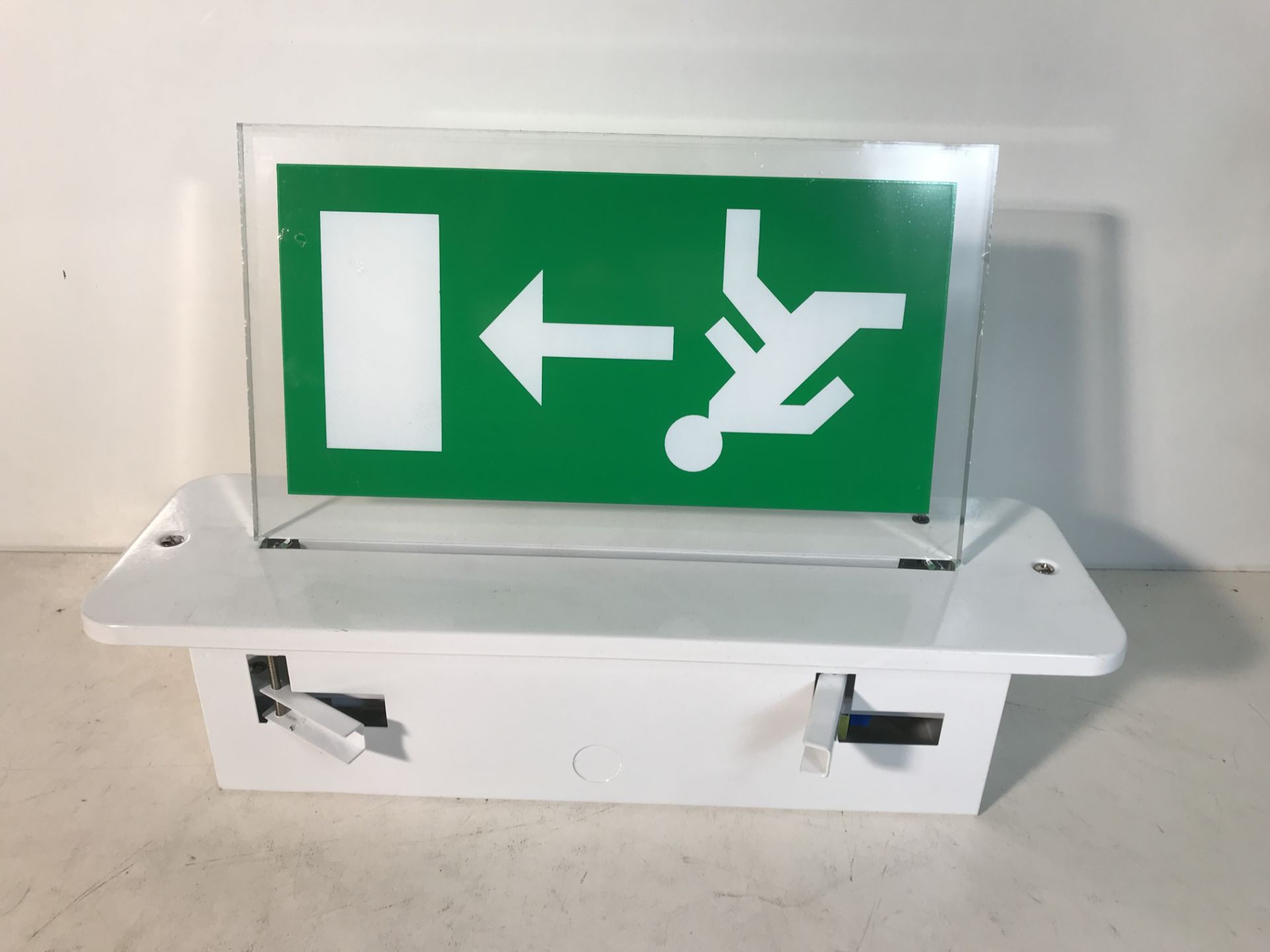 3 x Utica LED Exit Signs w/ Acrylic Signs