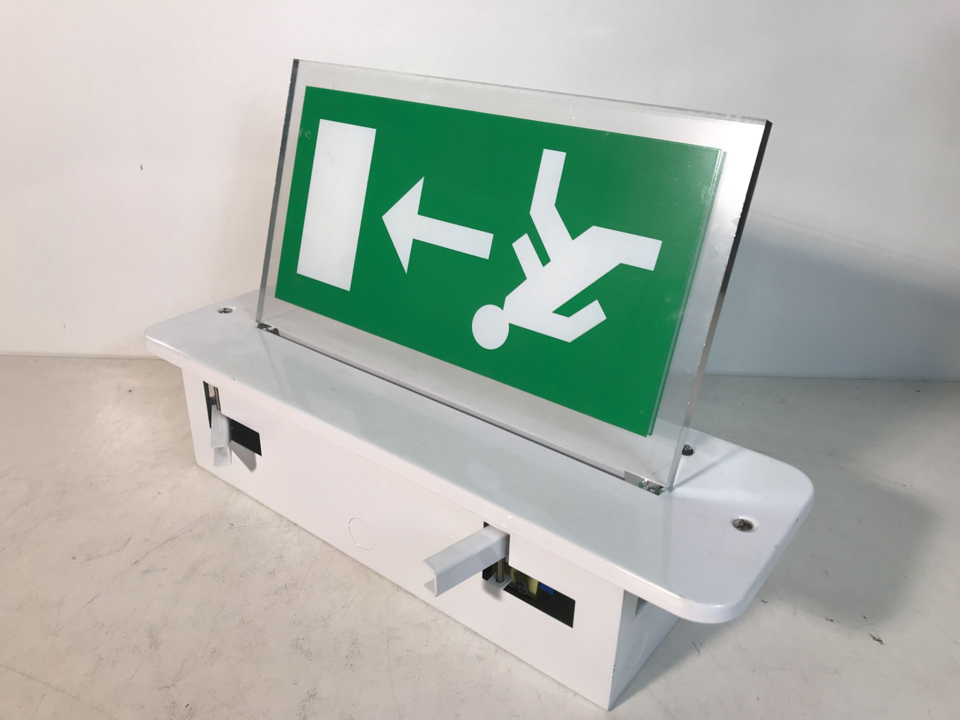 3 x Utica LED Exit Signs w/ Acrylic Signs - Image 2 of 5