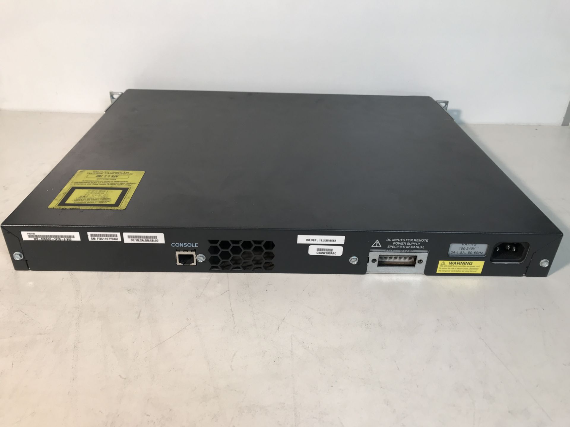 Cisco Systems Catalyst 24 Port Switch 3560G - Image 3 of 4