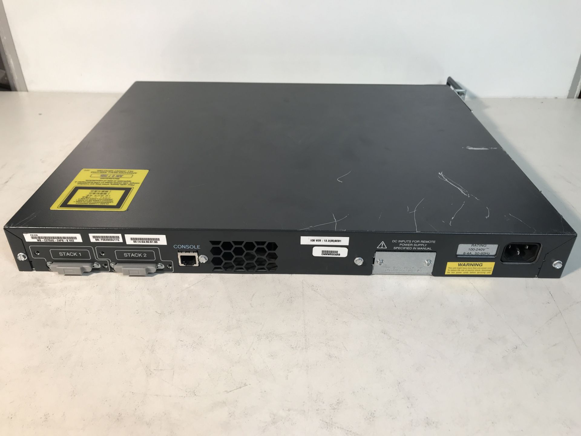 Cisco Systems Catalyst 24 Port Switch 3750G - Image 3 of 4