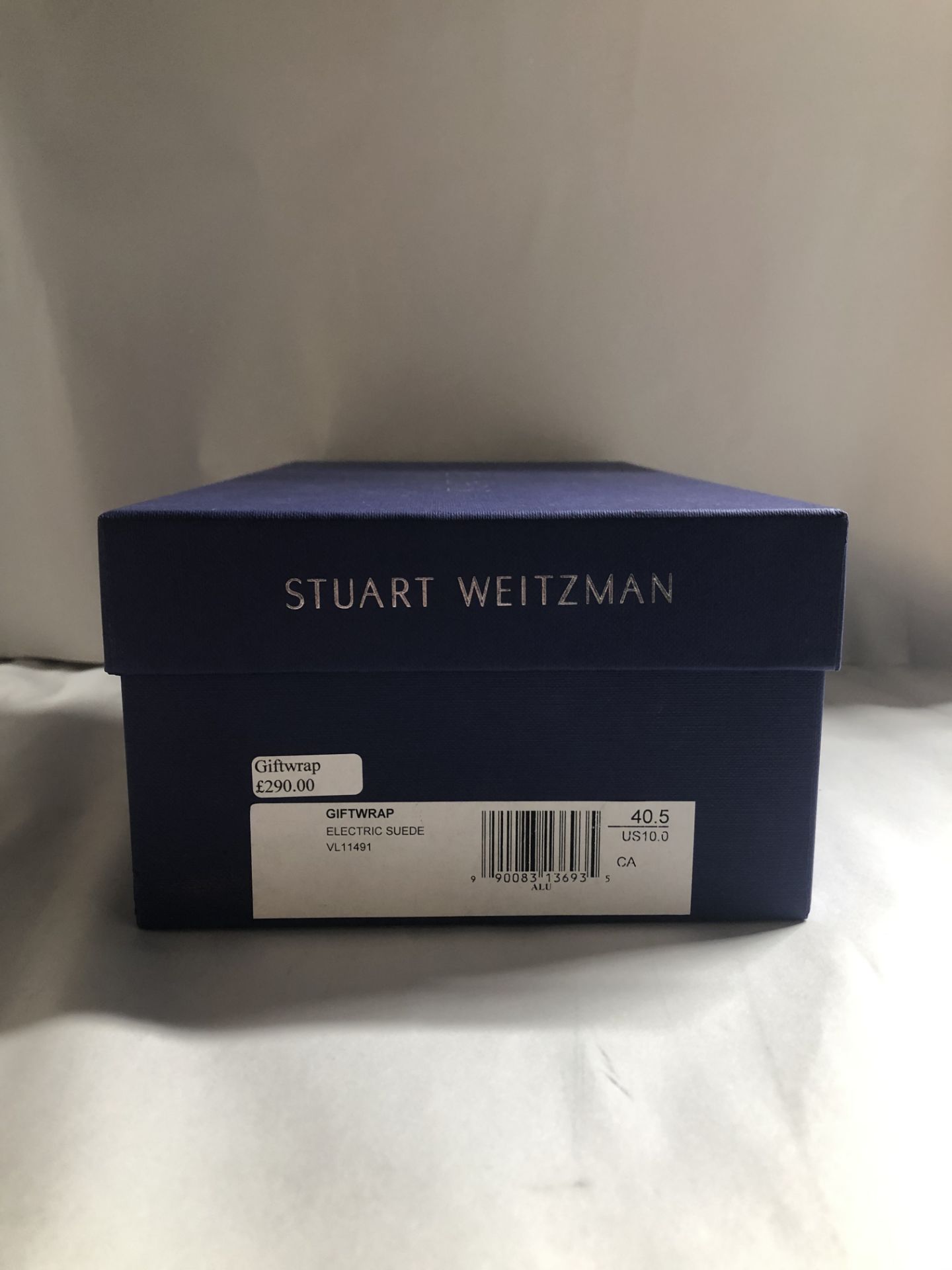 Stuart Weitzman Giftwrap Eletric Suede Heels. EU 40.5 RRP £290.00 - Image 2 of 2
