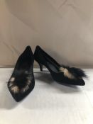 Loriblu Vitello Falco Nero Heels. EU 40 1/2