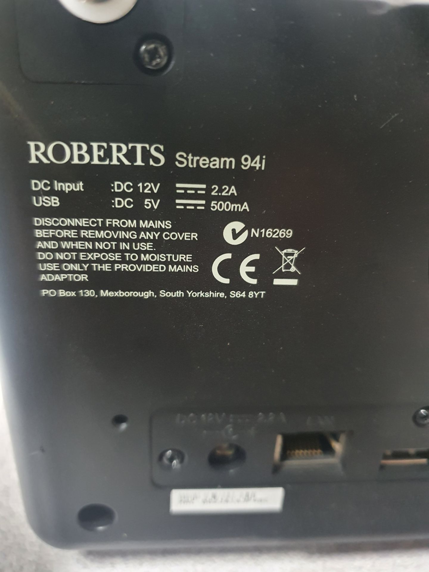 Roberts Stream 94i DAB/FM/Internet Smart Radio w/Bluetooth | RRP £179 - Image 3 of 3