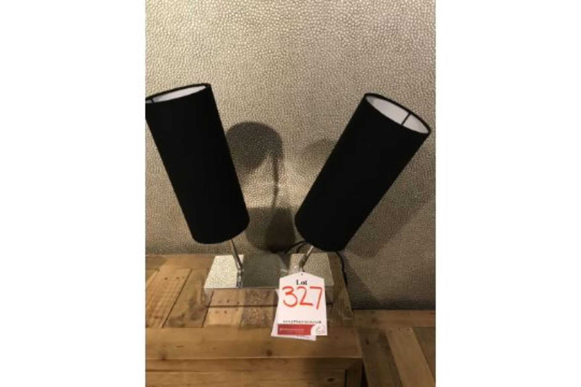 Ex Display Double Espresso Table Lamp | RRP £69