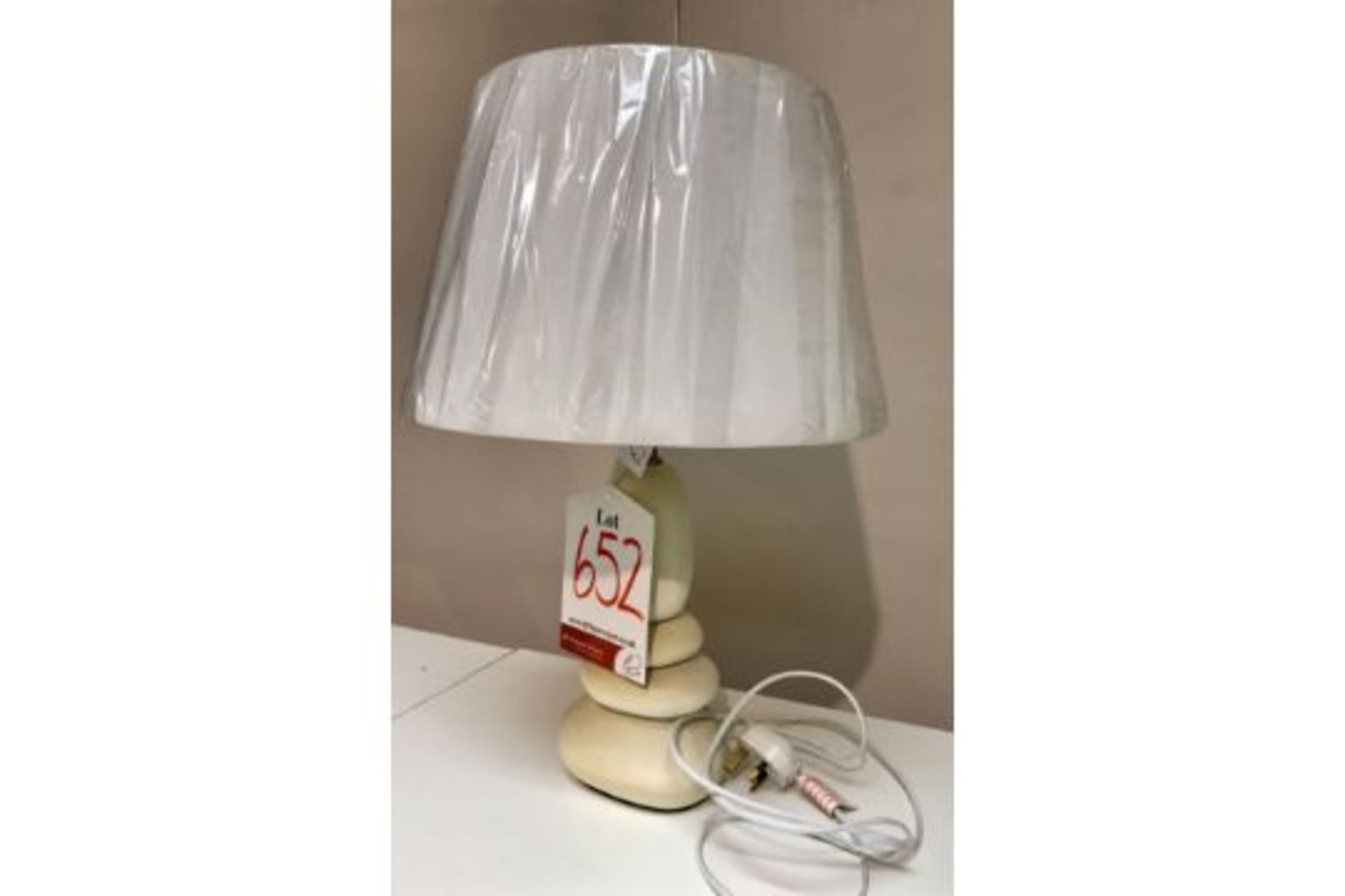 Ex Display Table Lamp w/ Fabric Shade | RRP£75