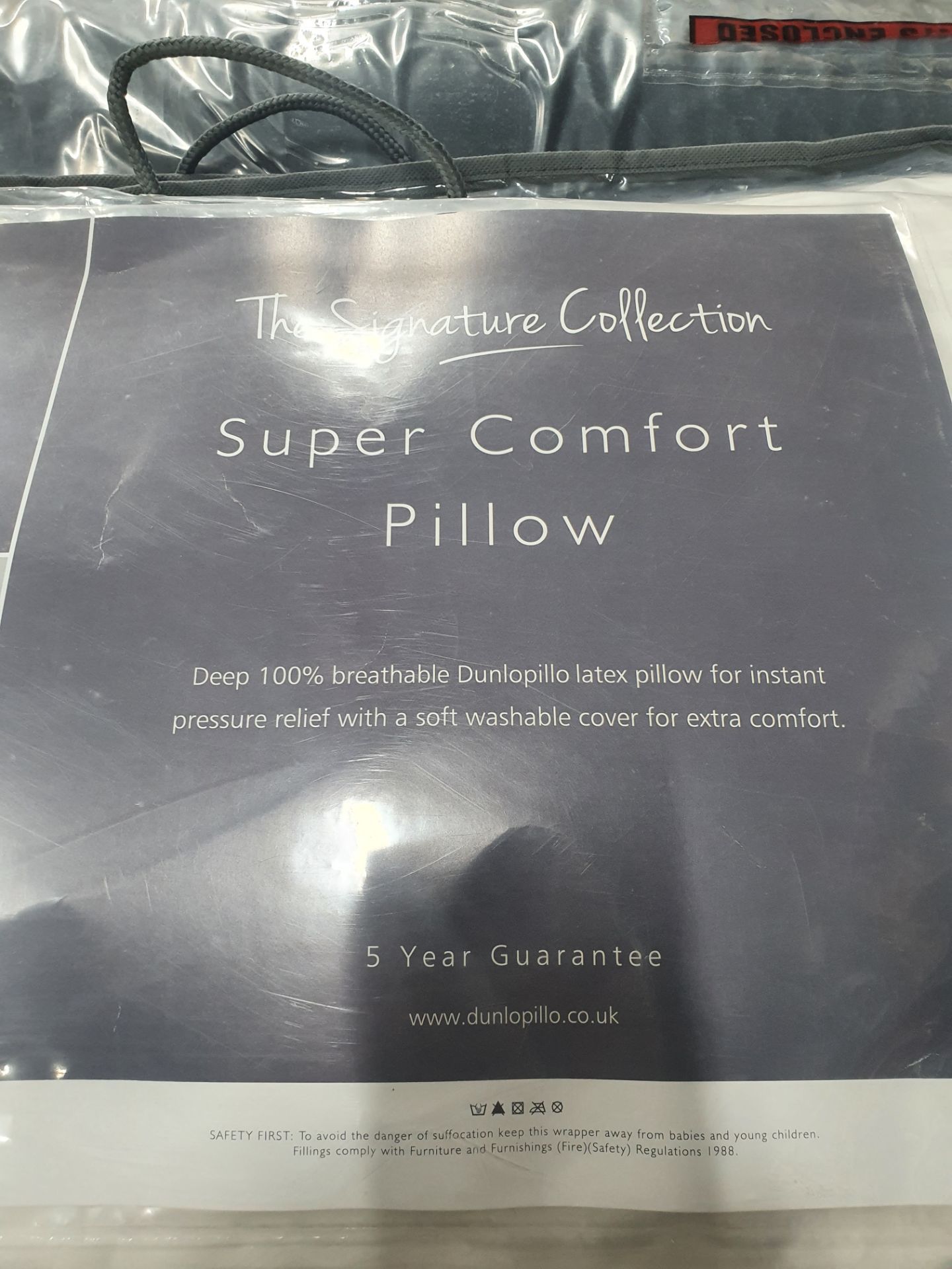 2 x Dunlopillo Pillows. See Description