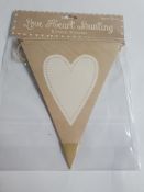 24 x Love Heart Bunting | 310cm