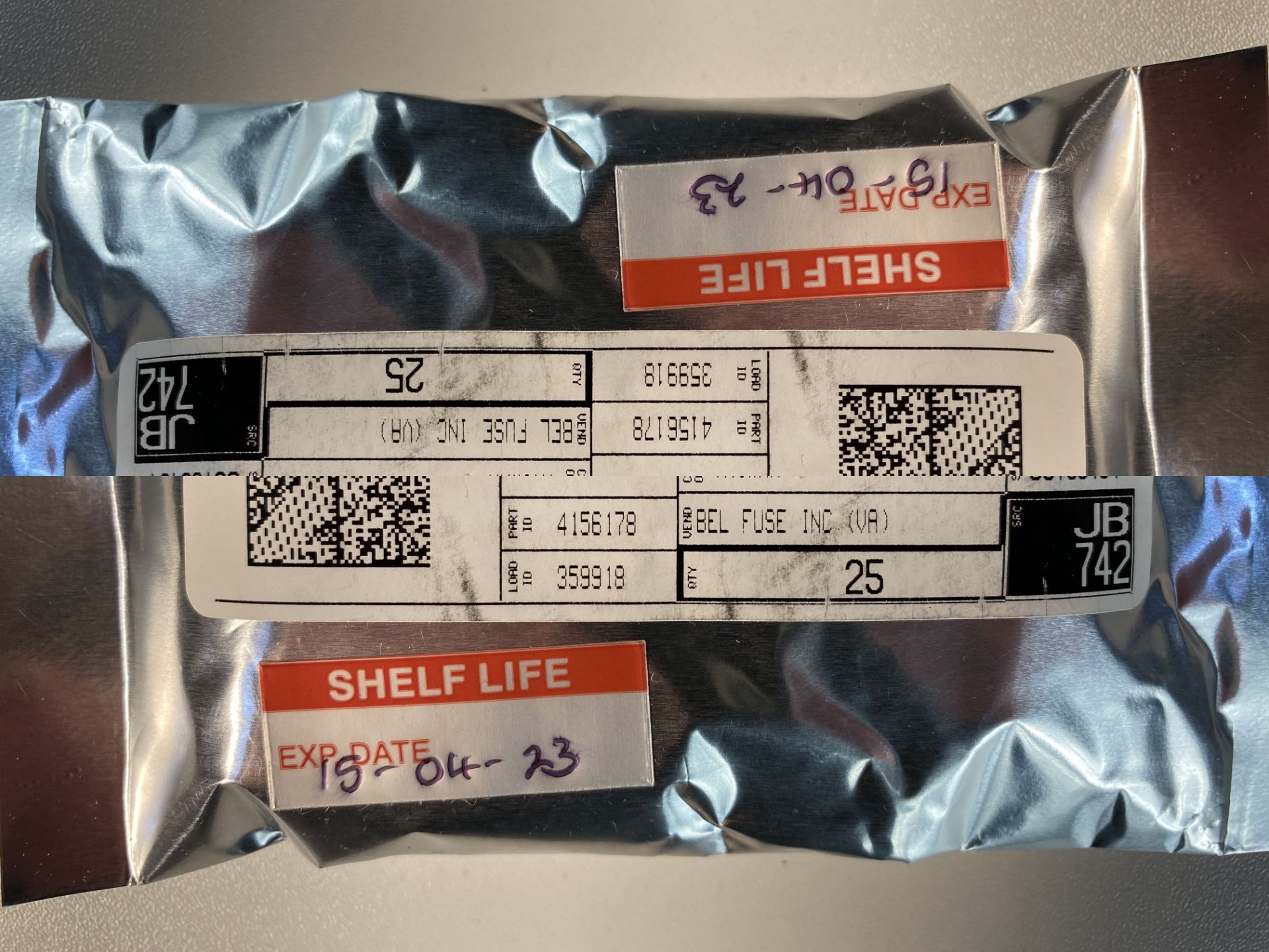 6,025 x BEL FUSE 0ZCF0150FF2C, RESETTABLE PTC, 33VDC, 1.5A, SMD - Image 13 of 13