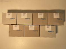 7 X Festo VZWF-B-L-M22C-G12-135-1P4-10 2/2 Solenoid Valve Solenoid/Pilot G 1/2 VZWF Series