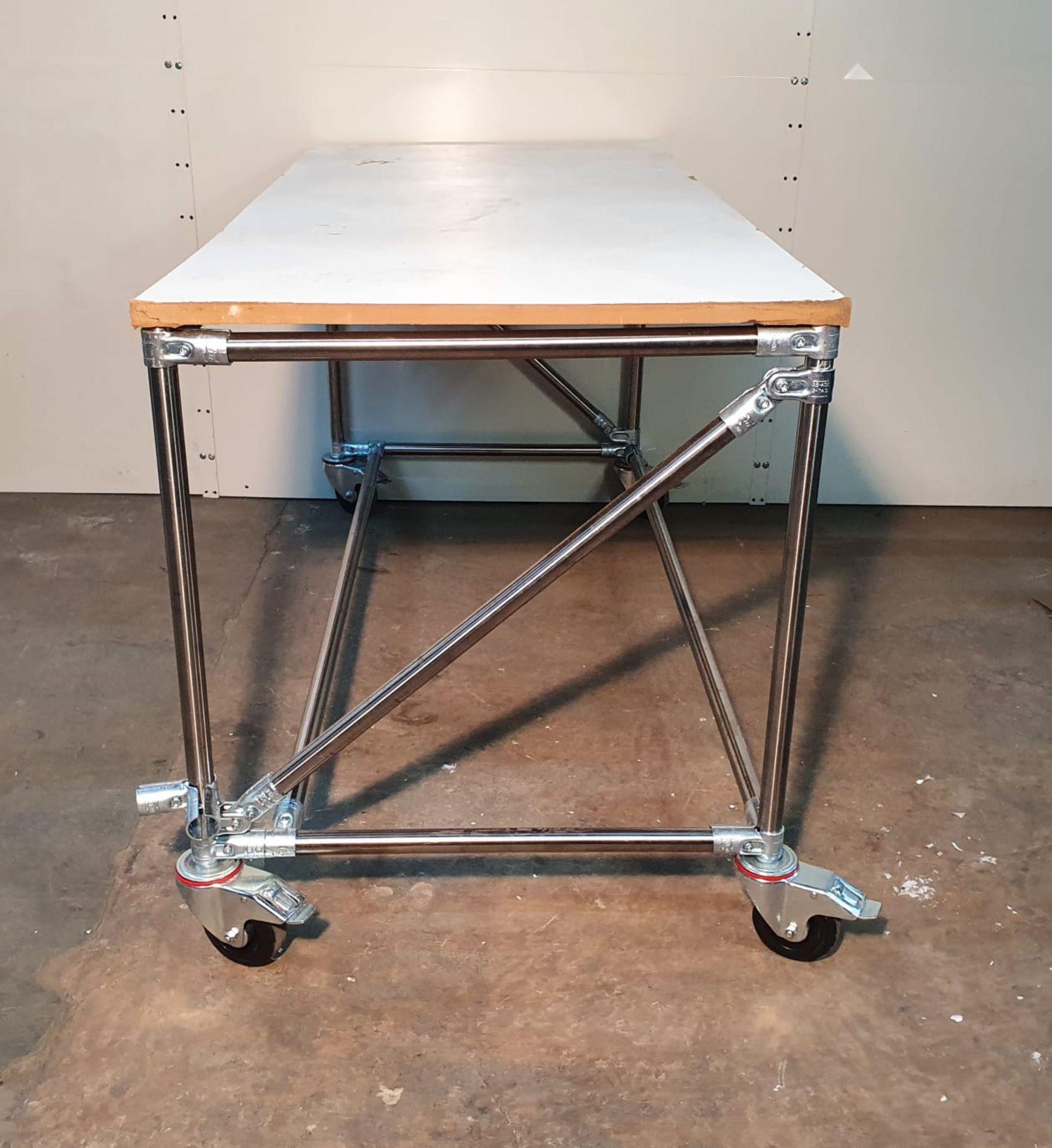 Wheeled Workstation w/Lockable Wheels - Image 2 of 2