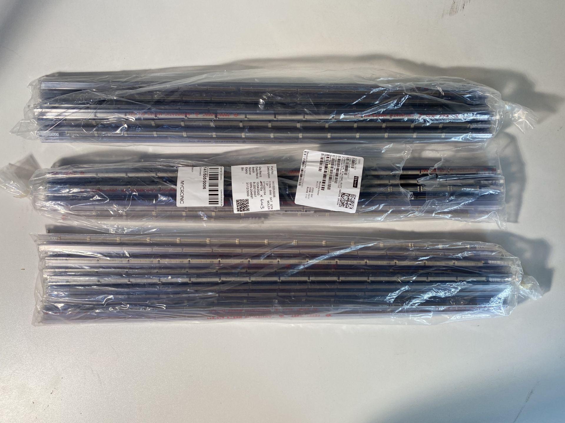 3,103 x Molex 71439-0164 CONNECTOR, STACKING, RCPT, 64POS, 2ROW - Image 10 of 21