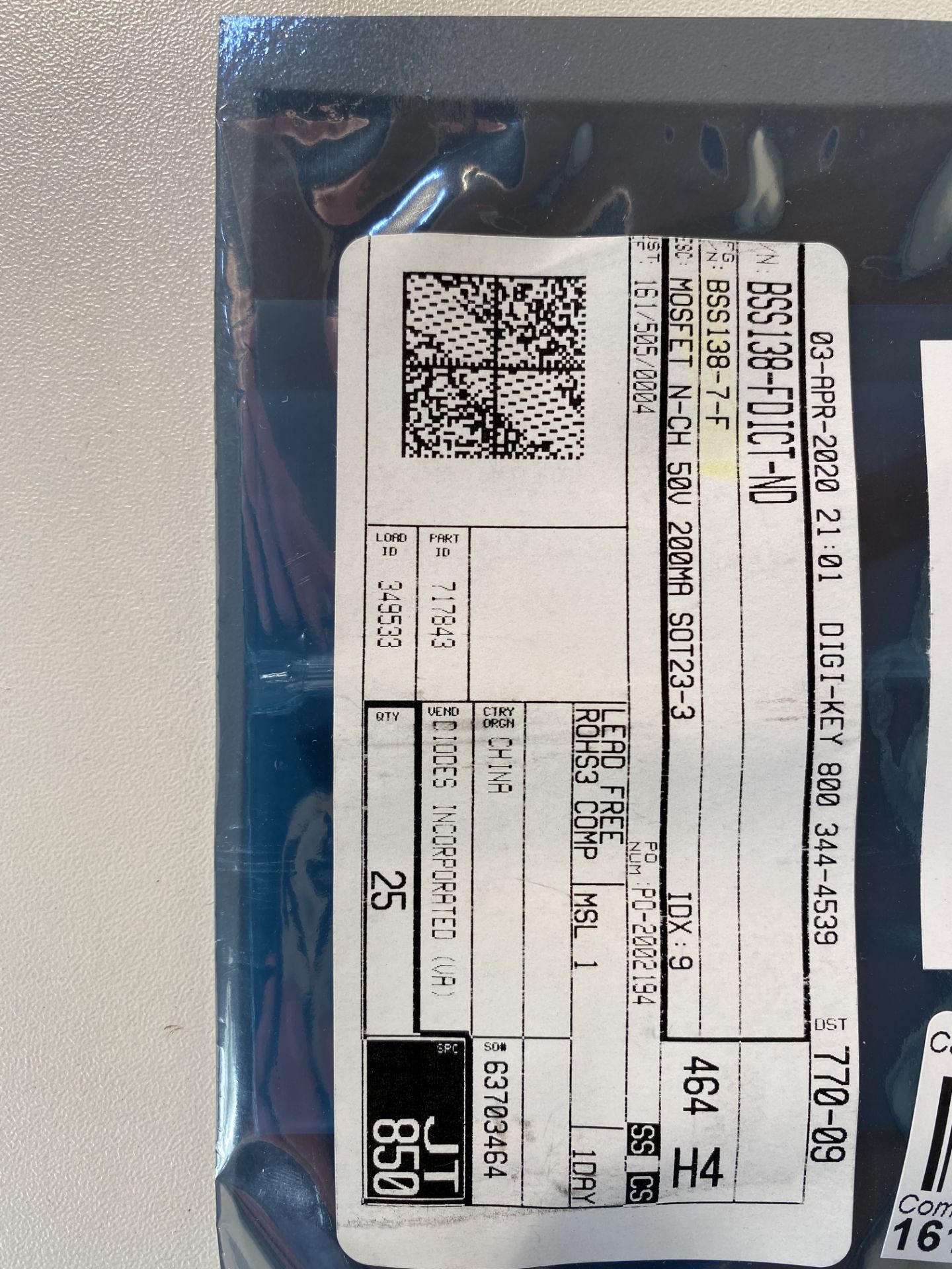 6,025 x Diodes Incorporated BSS138-7-F MOSFET N-CH 50V 200MA SOT23-3 incorporated diodes N-Channel 5 - Image 10 of 10