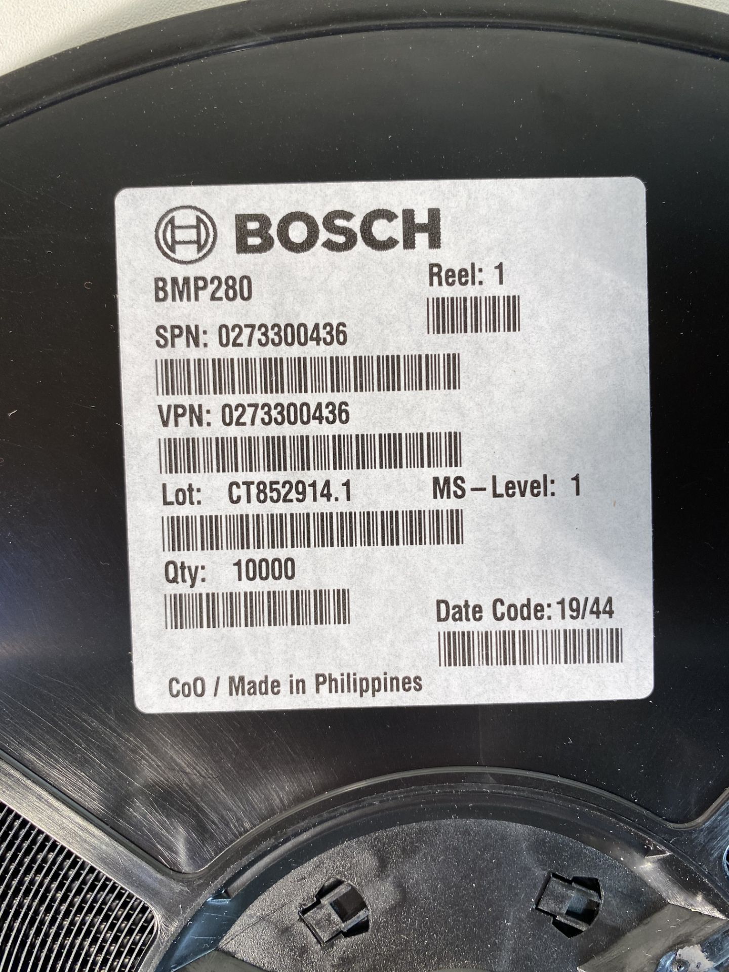 20,000 x Bosch Sensortec BMP280 Board Mount Pressure Sensors Digital Barometer 2.7uA, 300-1200hPa - Image 4 of 14