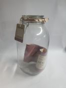 6 x Kitchen Craft Preserving Jars w/Flip Top