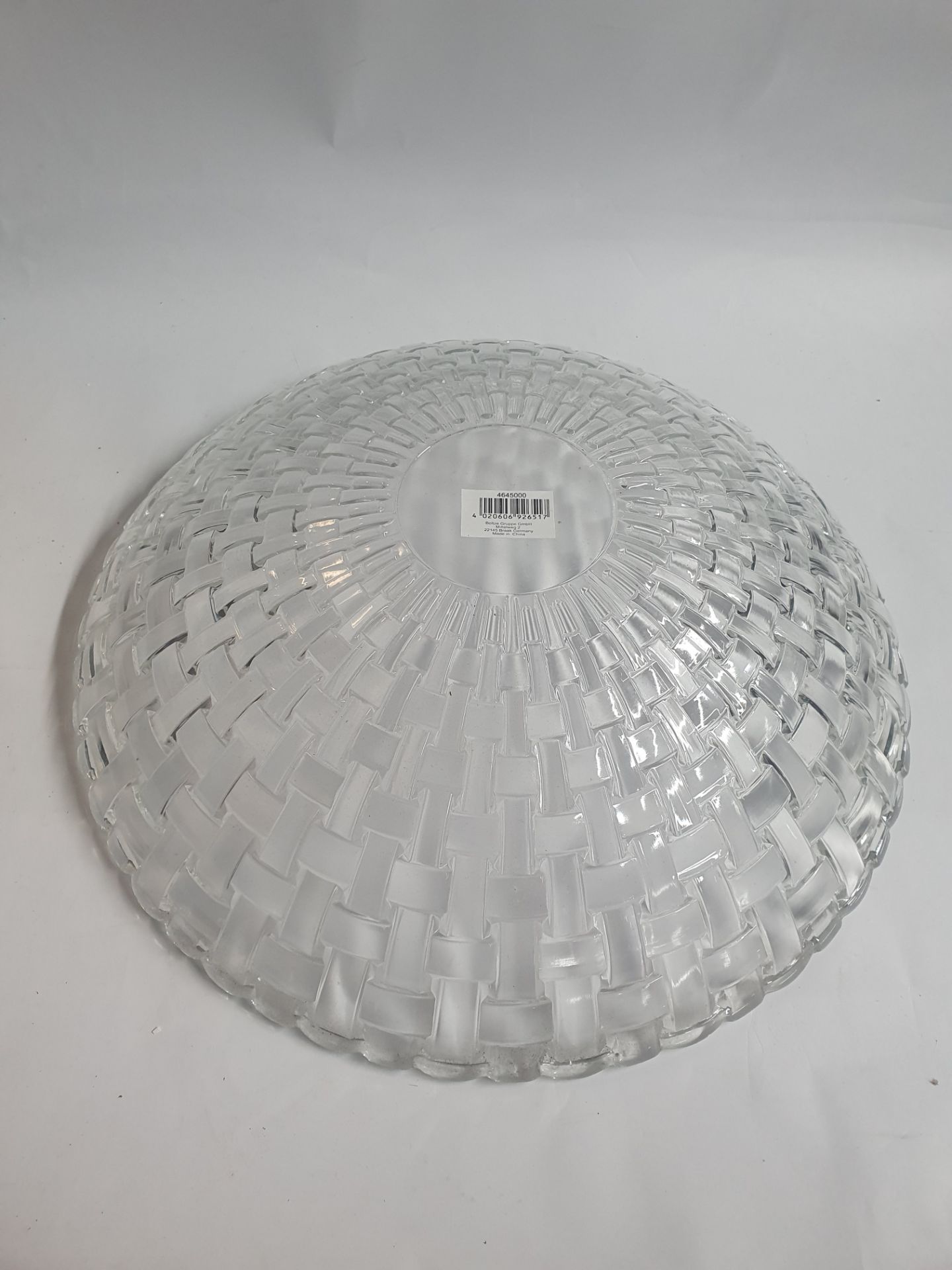 Decorative Large Glass Bowl - Image 2 of 2