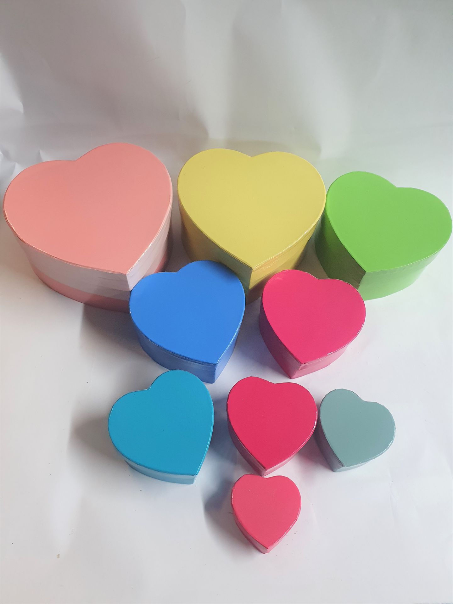 4 x Stacking Gift Boxes | Hearts