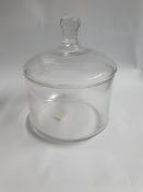 Clear Glass Cookie/Storage Jar w/lid