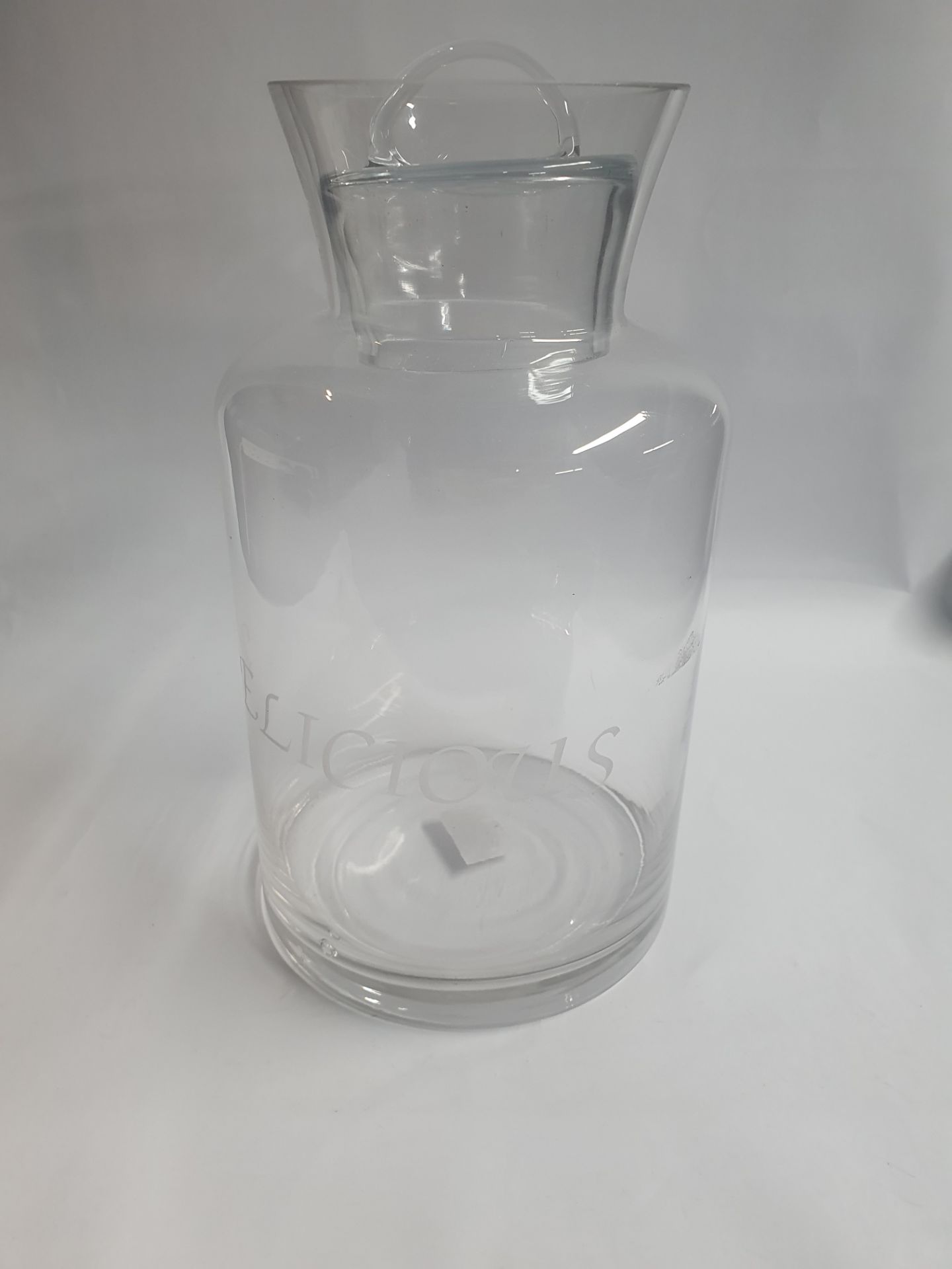 Clear Glass Cookie/Storage Jar with Lid