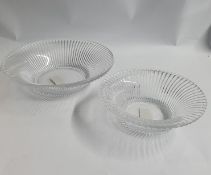 Pair of Glass Dishes