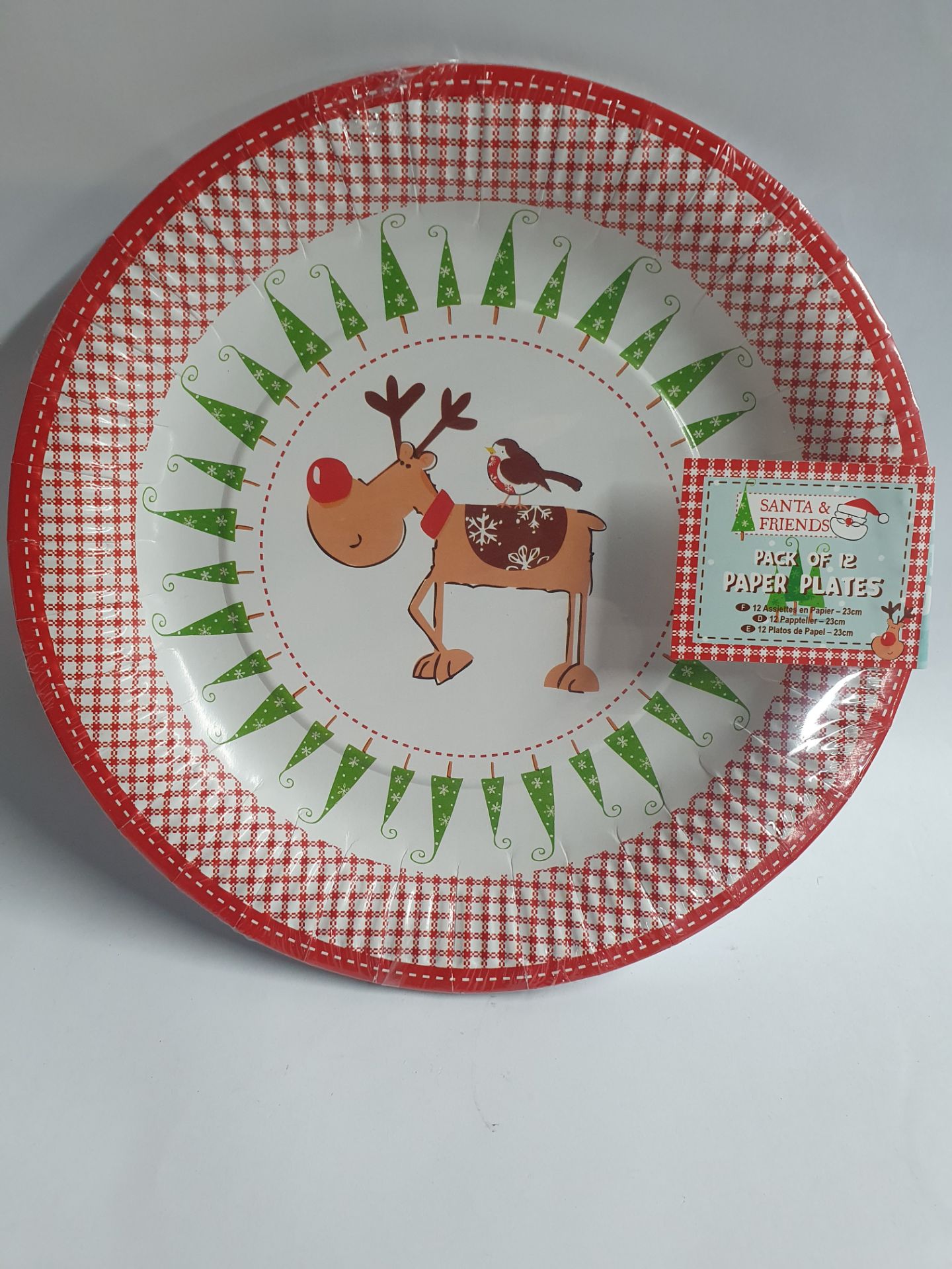 90 x Various Christmas Themed Disposable Tableware