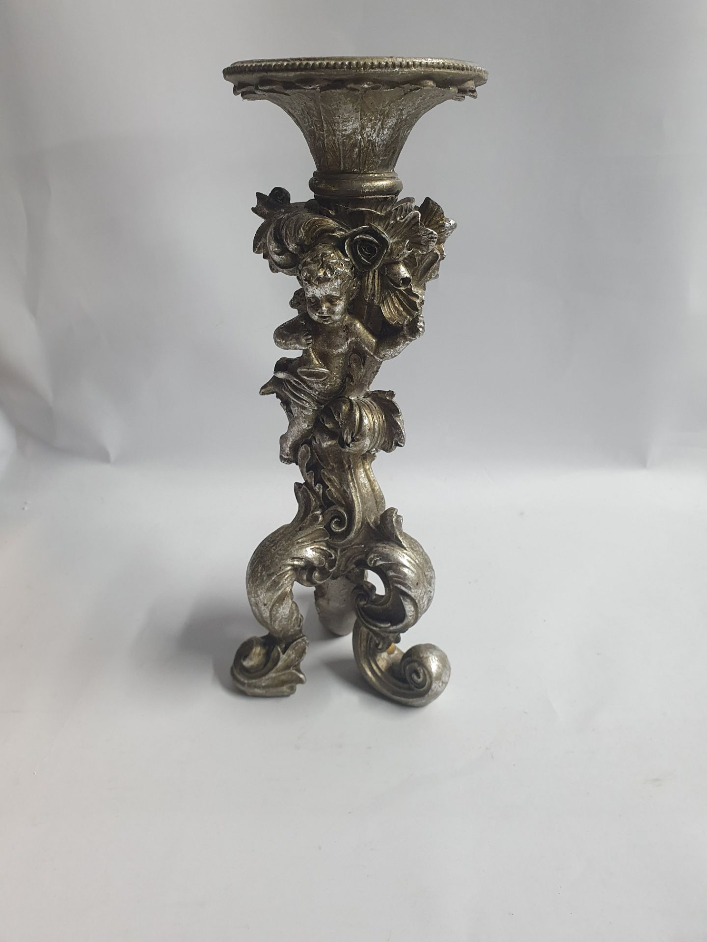 Silver Fancy Candlestick