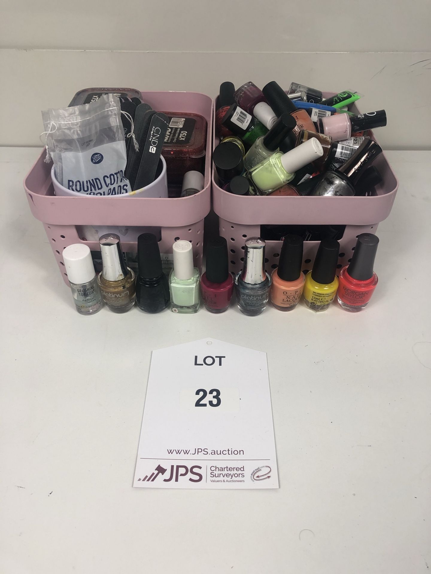 Quantity of Various Nail Beauty Accessories - Varnish/Polish, Glitter & Files